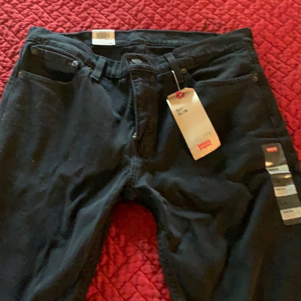 Men’s Black Levi’s 511 Slim NWT 32x34
